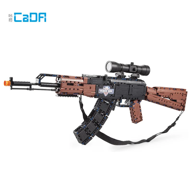 Штурмовая винтовка формы King Double Eagle C61009 AK47 игрушечный пистолет Детский пазл