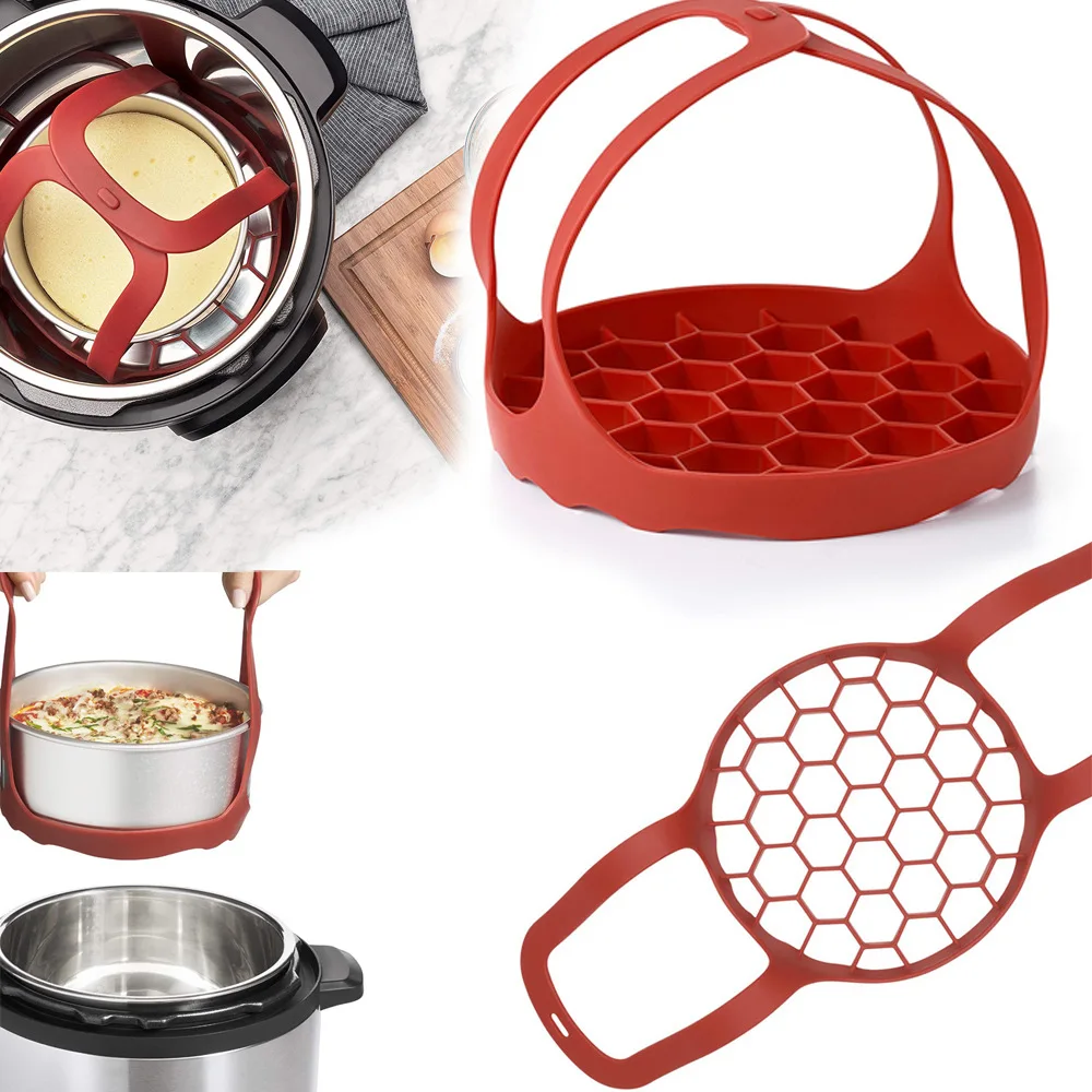 Good Grips Silicone Sling Lifter Accessories Compatible with Instant Pot 6Qt and 8Qt and Other Pressure Cookers Bake ware Sling
Good Grips Silicone Sling Lifter Accessories Compatible with Instant Pot 6Qt and 8Qt and Other Pressure Cookers Bake ware Sling