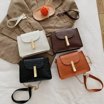 Fashion Exquisite Shopping Bag Female Alligator Pattern Crossbody Bag Lady PU Chain Shoulder Messenger Pouch 
Fashion Exquisite Shopping Bag Female Alligator Pattern Crossbody Bag Lady PU Chain Shoulder Messenger Pouch