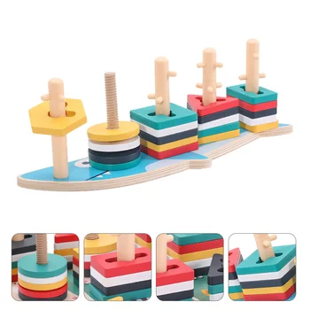 1Set Kids Puzzle Column Plaything Shape Cognition Toy Educational Building Block
1Set Kids Puzzle Column Plaything Shape Cognition Toy Educational Building Block