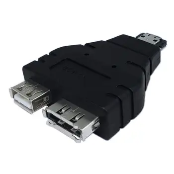 eSATAp Power Over ESATA Combo Male to USB 2.0 Type A Female & ESATA Female Adapter Connector Converter
eSATAp Power Over ESATA Combo Male to USB 2.0 Type A Female & ESATA Female Adapter Connector Converter