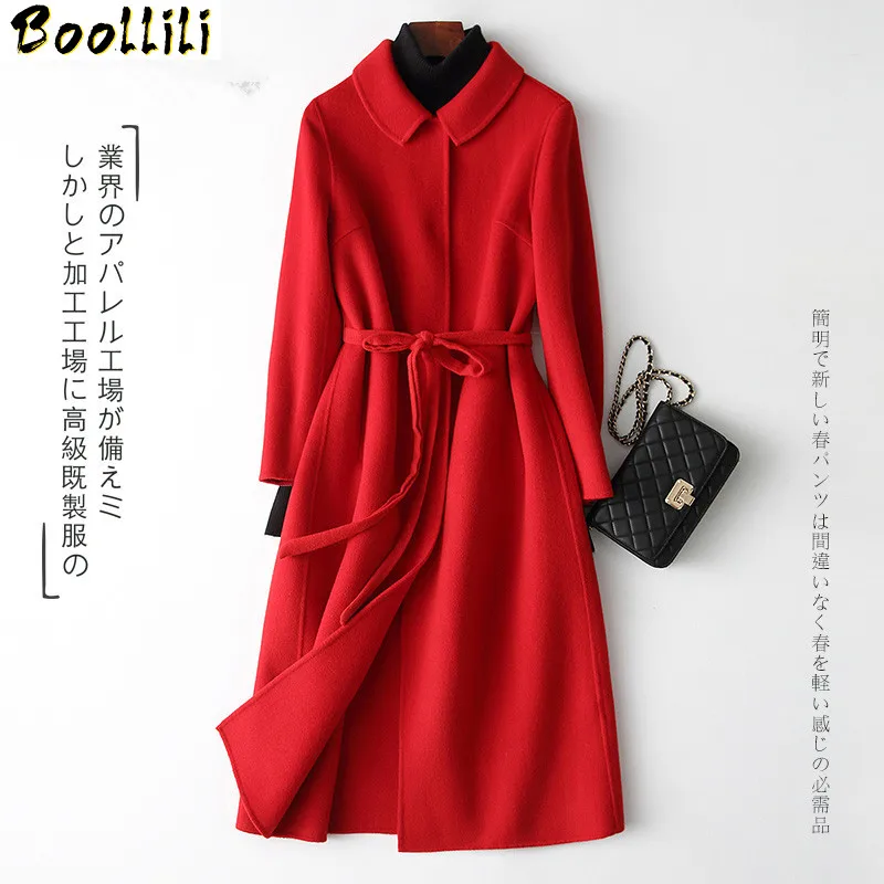 Boollili Double Side Wool Coat Female Jacket Autumn Winter Jacket Women Woolen Coats and Jackets Women Korean Long Jacket
Boollili Double Side Wool Coat Female Jacket Autumn Winter Jacket Women Woolen Coats and Jackets Women Korean Long Jacket