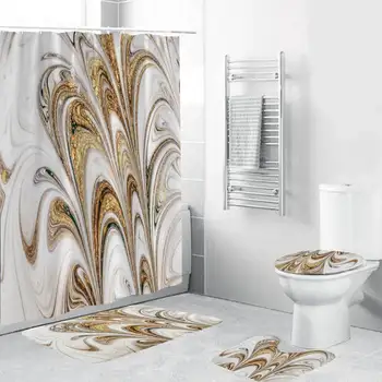 Bathroom Set Waterproof Shower Curtain Non-slip Mats Bath Carpets Toilet Seat Cover Lid Floor Mat Bathroom Decor 180cmx180cm
Bathroom Set Waterproof Shower Curtain Non-slip Mats Bath Carpets Toilet Seat Cover Lid Floor Mat Bathroom Decor 180cmx180cm