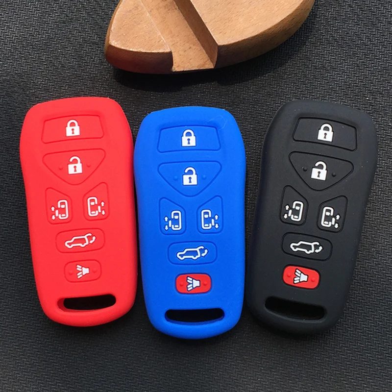 6 button Silicone Rubber car key fob cover case shell for nissan Quest 2004 -2010 key cover
6 button Silicone Rubber car key fob cover case shell for nissan Quest 2004 -2010 key cover