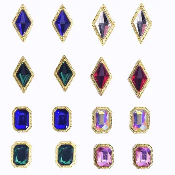 100pcs Nail Art Charm Alloy Crystal Rhinestone 3D Rhombus Square Jewelry Silver Gold Pearl Alloy Crystal Nail Decoration JE394-4
100pcs Nail Art Charm Alloy Crystal Rhinestone 3D Rhombus Square Jewelry Silver Gold Pearl Alloy Crystal Nail Decoration JE394-4