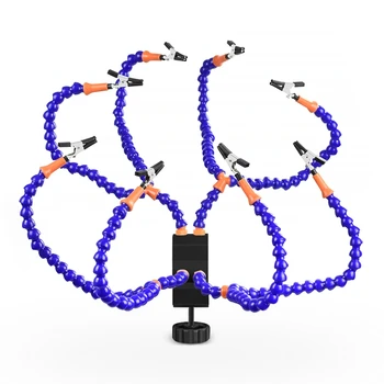 Multi Soldering Station Helping Third Hand Stand with 8PCS Flexible Arms Desk Clamp Holder for PCB Welding Repair Tool
Multi Soldering Station Helping Third Hand Stand with 8PCS Flexible Arms Desk Clamp Holder for PCB Welding Repair Tool
