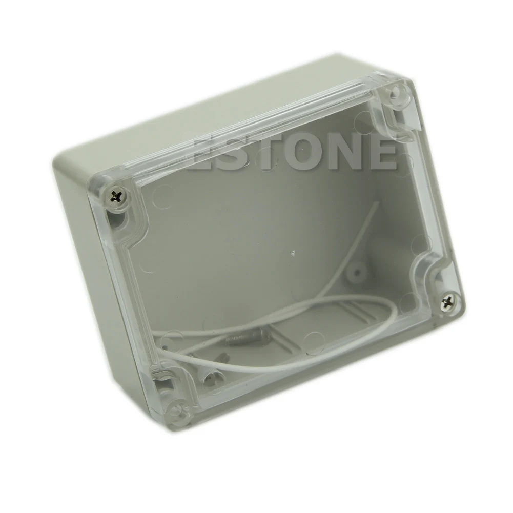 New Plastic Waterproof Clear Cover Electronic Project Box Enclosure Case 115x90x55MM qyh
New Plastic Waterproof Clear Cover Electronic Project Box Enclosure Case 115x90x55MM qyh