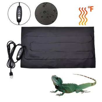 Reptile Heating Mat Terrarium Heating Mat Warmer Heating Pad for Pet Turtles Snake Lizard Hamster
Reptile Heating Mat Terrarium Heating Mat Warmer Heating Pad for Pet Turtles Snake Lizard Hamster