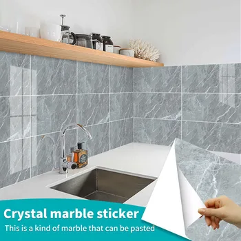 Self-adhesive Marble Floor Stickers 4Pcs Waterproof Oil-proof PVC Wallpapers for DIY Home Decoration Wall Decro 60x30cm
Self-adhesive Marble Floor Stickers 4Pcs Waterproof Oil-proof PVC Wallpapers for DIY Home Decoration Wall Decro 60x30cm