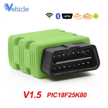 Wifi/bluetooth Car Scanner Code Reader Tool KONNWEI KW902 ELM327 PIC18F25K80 OBD2 Diagnostic for iOS / Android auto scan OBD II
Wifi/bluetooth Car Scanner Code Reader Tool KONNWEI KW902 ELM327 PIC18F25K80 OBD2 Diagnostic for iOS / Android auto scan OBD II
