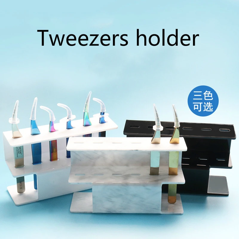 Acrylic Eyelash Tweezer Storage Holder Can be placed 6Pcs Tweezers Durable Convenient Tweezers Stand Shelf
Acrylic Eyelash Tweezer Storage Holder Can be placed 6Pcs Tweezers Durable Convenient Tweezers Stand Shelf