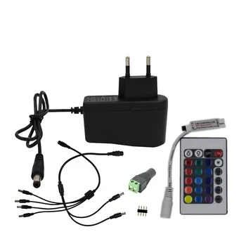 2835 LED Strip Accessories Adapter 4-pin connector 24-key controller 30CM USB RGB 1 point 2 Splitter
2835 LED Strip Accessories Adapter 4-pin connector 24-key controller 30CM USB RGB 1 point 2 Splitter