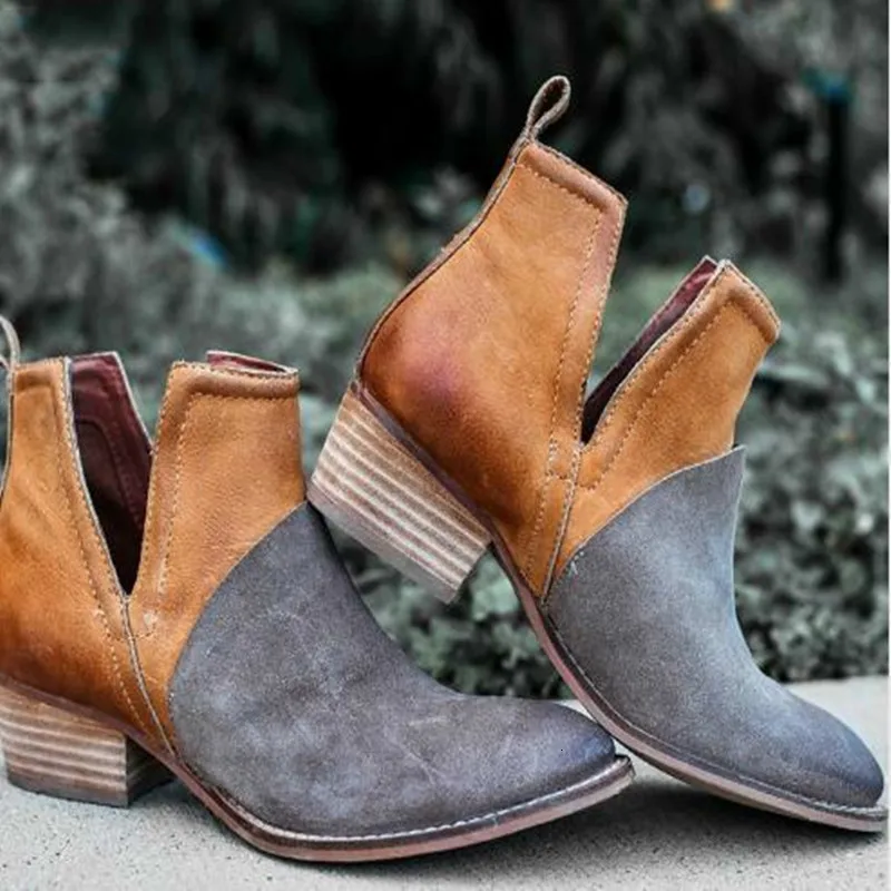 2019 Chic Women Shoes Retro High Heel Sexy Boots Female Block Mid Heels Casual Botas Mujer Booties Feminina Plus Size 43
2019 Chic Women Shoes Retro High Heel Sexy Boots Female Block Mid Heels Casual Botas Mujer Booties Feminina Plus Size 43