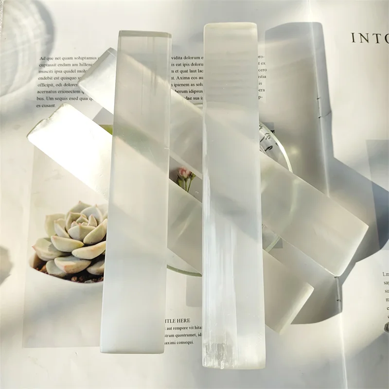 Natural Stones Selenite Plate Quartz Crystal Polished Gemstones Healing Reiki Decoration
Natural Stones Selenite Plate Quartz Crystal Polished Gemstones Healing Reiki Decoration