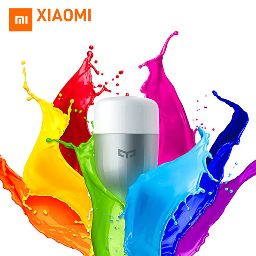Xiaomi Smart Home Automation Mijia Yeelight Intelligent LED Bulb WIFI Light 8W White / Colourful Lamp domotica domotique | Электроника