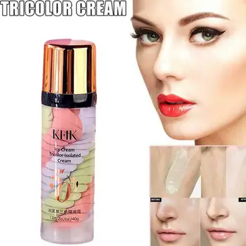 One Step Correct Rainbow Tricolor Mixed Makeup Base Face Cream Makeup Base Isolation Invisible Pre-milk Brighten Pore Conce O1P8
One Step Correct Rainbow Tricolor Mixed Makeup Base Face Cream Makeup Base Isolation Invisible Pre-milk Brighten Pore Conce O1P8
