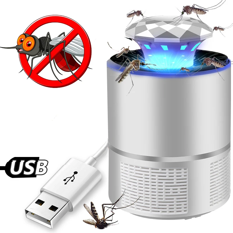 USB Electric Mosquito killer Photocatalysis Mute Pest Control Radiationless LED Lamp Bug Zapper Trap House Insect Repellent
USB Electric Mosquito killer Photocatalysis Mute Pest Control Radiationless LED Lamp Bug Zapper Trap House Insect Repellent