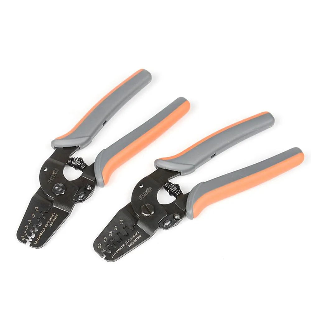 Ratcheting Wire Terminal Crimping Tool For Insulated Electrical Connectors - Ratchet Wire Crimper Pliers
Ratcheting Wire Terminal Crimping Tool For Insulated Electrical Connectors - Ratchet Wire Crimper Pliers