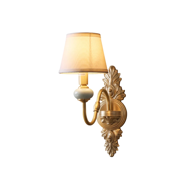 Ivanovwa American Country Wall Lamp White Fabric Shade Postmodern Classic Living Room Bedroom Study Aisle E14 Brass Wall Sconce
Ivanovwa American Country Wall Lamp White Fabric Shade Postmodern Classic Living Room Bedroom Study Aisle E14 Brass Wall Sconce