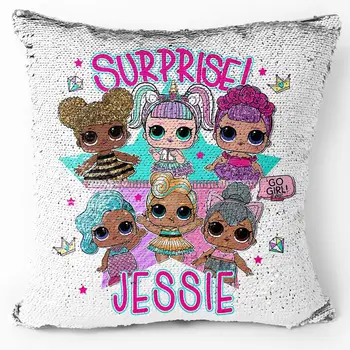 LOL Surprise doll 2020 Original new pillowcase two-color sequin cartoon wild multi-function pillowcase cushion pillowcase 2CZ5
LOL Surprise doll 2020 Original new pillowcase two-color sequin cartoon wild multi-function pillowcase cushion pillowcase 2CZ5