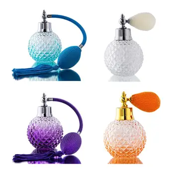 H&D 4 Styles Vintage Perfume Bottle Long/Short Spray Atomizer Refillable Empty Glass Makeup Container For Travelling Lady's Gift
H&D 4 Styles Vintage Perfume Bottle Long/Short Spray Atomizer Refillable Empty Glass Makeup Container For Travelling Lady's Gift