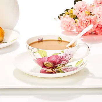 Bone China Tea Cup Set Porcelain Creative Simple Modern Ceramic Coffee Cup and Saucer Eco Friendly Xicara Home Drinkware AB50BD
Bone China Tea Cup Set Porcelain Creative Simple Modern Ceramic Coffee Cup and Saucer Eco Friendly Xicara Home Drinkware AB50BD