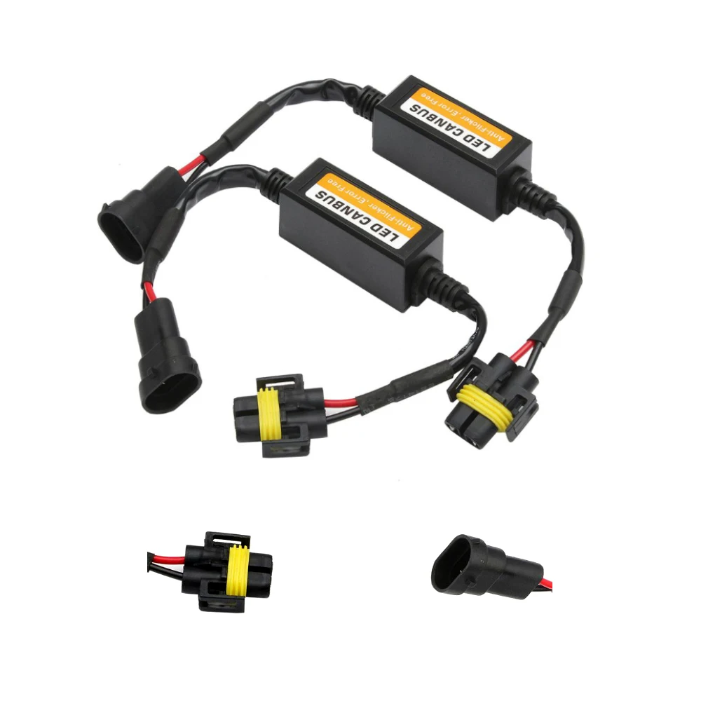 2PCS H1/H4/H7/H11/9005/9006 LED Headlight Canbus Wiring Kit Computer Warning Error EMC Resistor Canceler Decoder
2PCS H1/H4/H7/H11/9005/9006 LED Headlight Canbus Wiring Kit Computer Warning Error EMC Resistor Canceler Decoder