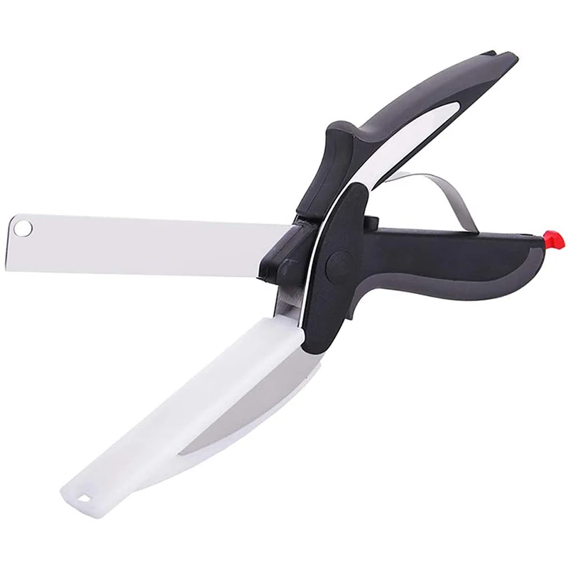MAIYUE Kitchen Stainless Steel Food Scissors with Cutting Board Food Chopper Scissor Vegetable Slicer Dicer Kitchen Shear
MAIYUE Kitchen Stainless Steel Food Scissors with Cutting Board Food Chopper Scissor Vegetable Slicer Dicer Kitchen Shear