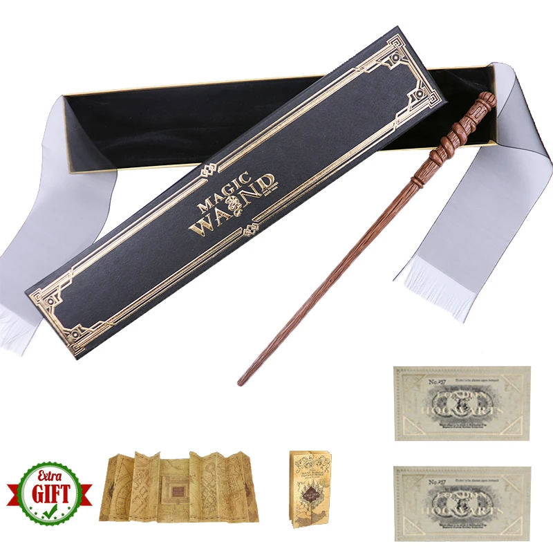 New 15 Kinds of Metal Core Percy Magic Wands Dumbledore Hermione Harried Magical Wand Ribbon Box Pack Map and Ticket As Gift
New 15 Kinds of Metal Core Percy Magic Wands Dumbledore Hermione Harried Magical Wand Ribbon Box Pack Map and Ticket As Gift