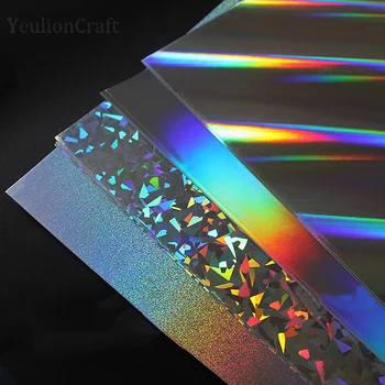 Chzimade 5Pcs Hot Stamping Foil Reflective Flash Cardboard Paper Rainbow DIY Glossy Decorative Paper Laser Cardboard Crafts
Chzimade 5Pcs Hot Stamping Foil Reflective Flash Cardboard Paper Rainbow DIY Glossy Decorative Paper Laser Cardboard Crafts