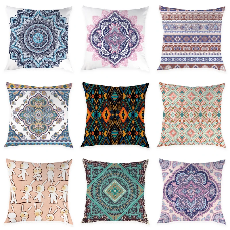 Peach Skin Cushion Covers Printing Pattern Geometry Pattern Pillow Cases for Sofa Bed Office Car Living Room Home Decor 45x45
Peach Skin Cushion Covers Printing Pattern Geometry Pattern Pillow Cases for Sofa Bed Office Car Living Room Home Decor 45x45