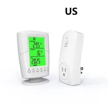 Programmable Wireless Thermostat Socket White LCD Home Intelligent Automatic Temperature Control Socket EU/US/UK Plug
Programmable Wireless Thermostat Socket White LCD Home Intelligent Automatic Temperature Control Socket EU/US/UK Plug