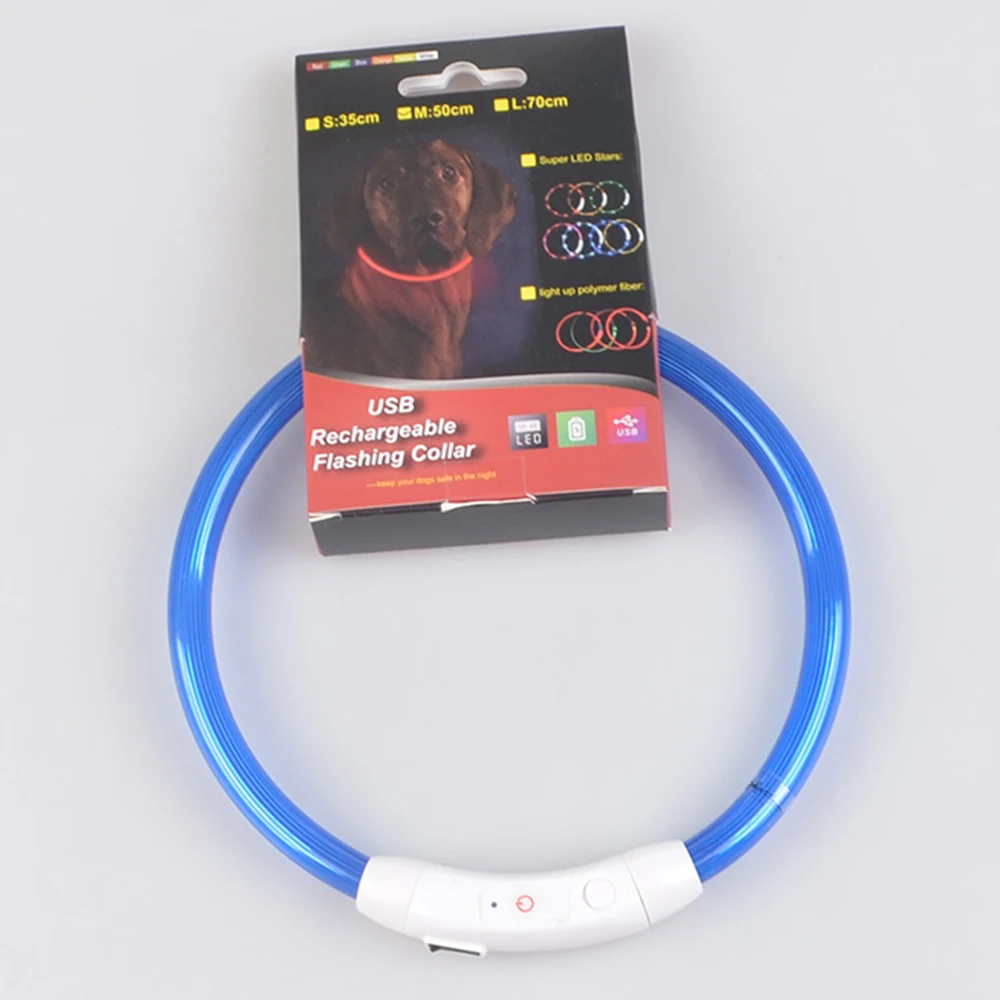 LED Glowing Dog Collar USB Rechargeable Luminous Pet Collars Flash Night Charging Collars Fast Flash For Puppy Large Dogs
LED Glowing Dog Collar USB Rechargeable Luminous Pet Collars Flash Night Charging Collars Fast Flash For Puppy Large Dogs