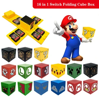 16 in 1 Newest For Nintend Switch Shockproof Game Cards Case Collapsible NS Hard Shell Box for Nintendoswitch Games Storage
16 in 1 Newest For Nintend Switch Shockproof Game Cards Case Collapsible NS Hard Shell Box for Nintendoswitch Games Storage