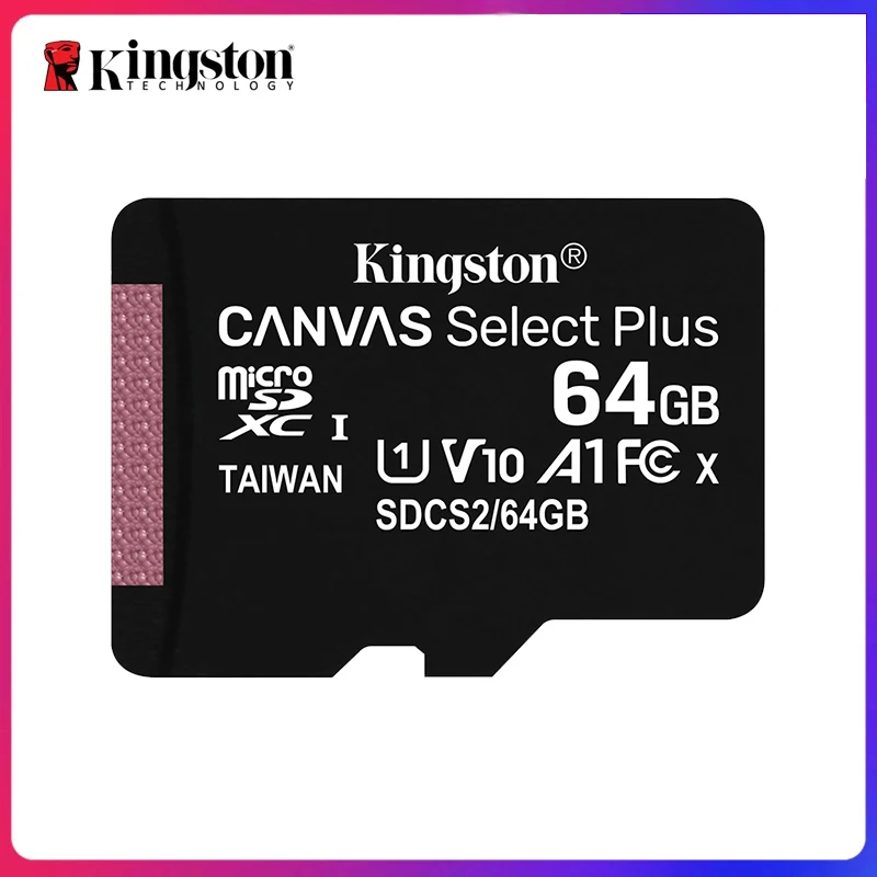 Kingston Micro SD карта класс 10 Флэш-карта памяти 64 ГБ 32 16 TF microSDHC microSDXC microsd 32G для телефона