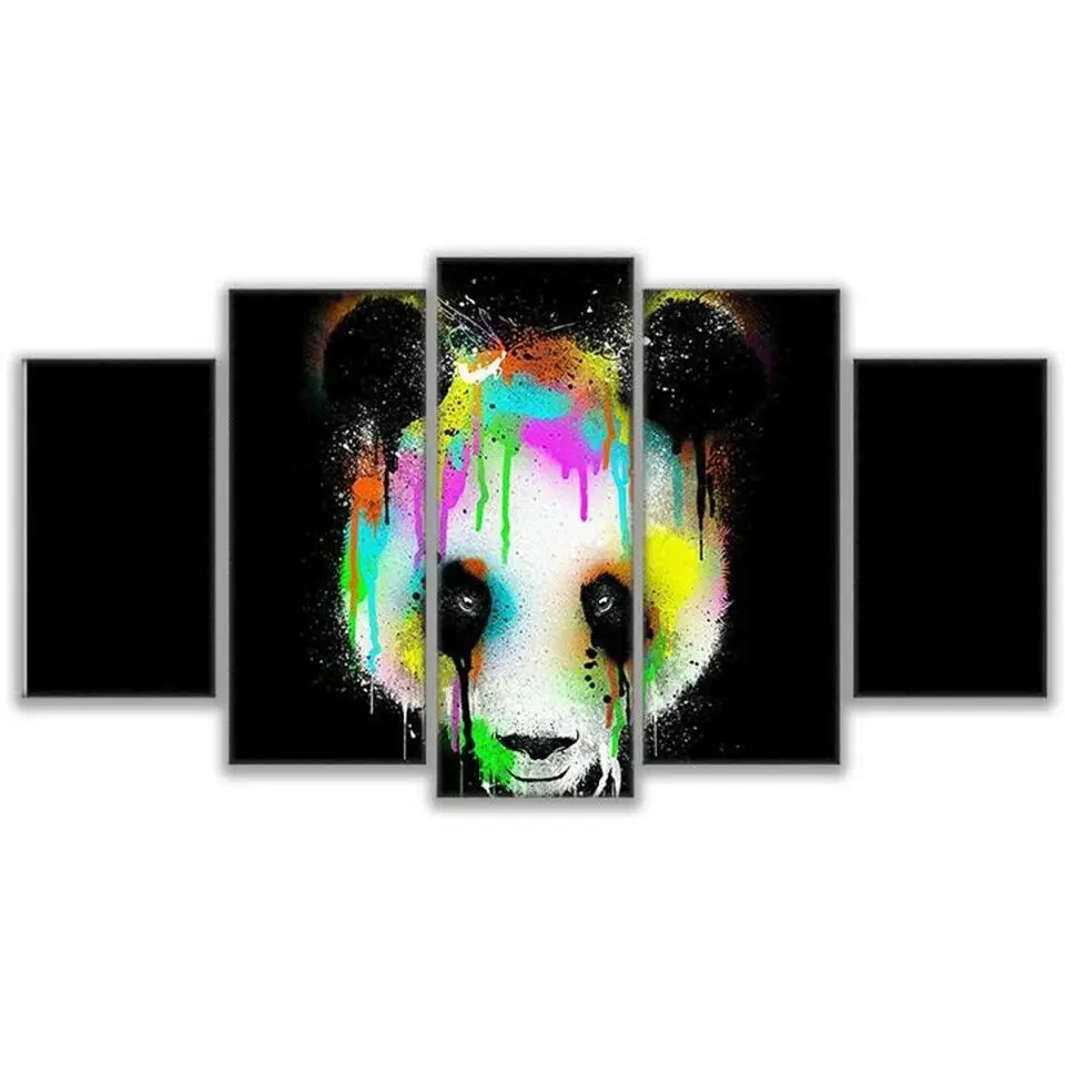 Black and White Sad Panda Punk Colorful Home Wall Decor Canva Picture Art HD Print Painting On Canvas for Living Room Unframe
Black and White Sad Panda Punk Colorful Home Wall Decor Canva Picture Art HD Print Painting On Canvas for Living Room Unframe