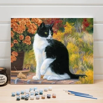 Paint Painting By Number Animal Cat DIY Acrylic Coloring Art On Canvas Wall Pictures For Living Room Decor Adults Woman Drawing
Paint Painting By Number Animal Cat DIY Acrylic Coloring Art On Canvas Wall Pictures For Living Room Decor Adults Woman Drawing