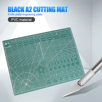A2 Double-sided Cutting Board PVC Cutting Mat Pad Patchwork Writing Antiskid Antistatic Students Families Office Drawing Tool
A2 Double-sided Cutting Board PVC Cutting Mat Pad Patchwork Writing Antiskid Antistatic Students Families Office Drawing Tool