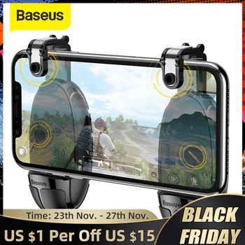 Baseus Pubg Controller Mobile Trigger for iPhone XR L1 R1 Shooter Controller Fire Button Gameped Joystick for Android Phone
Baseus Pubg Controller Mobile Trigger for iPhone XR L1 R1 Shooter Controller Fire Button Gameped Joystick for Android Phone