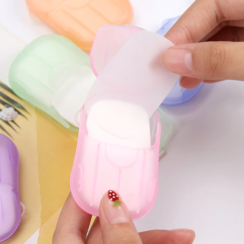 20PCS / Box Mini Portable Soap Paper Hand Soap Paper Wash Foam Travel Box Skin Care Nail Makeup Remover Soap Paper
20PCS / Box Mini Portable Soap Paper Hand Soap Paper Wash Foam Travel Box Skin Care Nail Makeup Remover Soap Paper