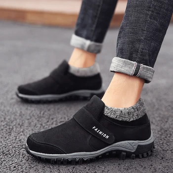 Men's Winter Boots Winter Sneakers Work Fur Warm Snow Boots Men Footwear Fashion Plush Ankle Boots Mens Casual Shoes
Men's Winter Boots Winter Sneakers Work Fur Warm Snow Boots Men Footwear Fashion Plush Ankle Boots Mens Casual Shoes