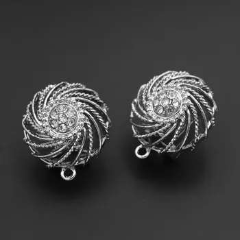 10pairs Dubai Gold Earrings Post with Loop Connectors Metal Circle Whirl Base DIY for African Middle East Women Dangle Earring
10pairs Dubai Gold Earrings Post with Loop Connectors Metal Circle Whirl Base DIY for African Middle East Women Dangle Earring