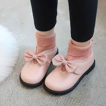 Baby Bow-knot Ankle Boots Toddler Kids Spring Winter Casual Flat Socks Boots Princess Leather Dress Shoes Black Chaussure Fille 
Baby Bow-knot Ankle Boots Toddler Kids Spring Winter Casual Flat Socks Boots Princess Leather Dress Shoes Black Chaussure Fille
