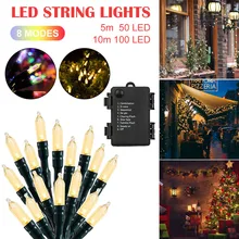 LED String Lights Waterproof Ultra-Bright Copper Wire Fairy Lights with 8-Mode Lightness Adjustable For Xmas Home Party Decor
LED String Lights Waterproof Ultra-Bright Copper Wire Fairy Lights with 8-Mode Lightness Adjustable For Xmas Home Party Decor