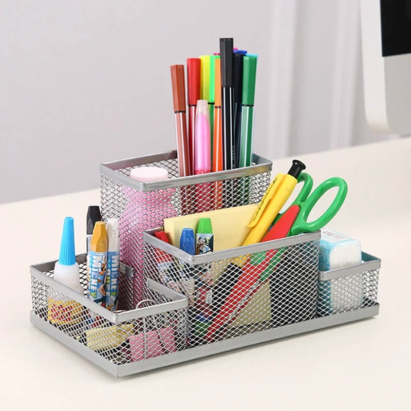 For Fashion Multifunctional Office Stationery Desk Organizer Mesh Collection Pen Holder Organizer Box For Birthday Gift
For Fashion Multifunctional Office Stationery Desk Organizer Mesh Collection Pen Holder Organizer Box For Birthday Gift