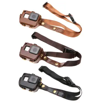 PU Leather Camera Bag Protective Cover Case for GoPro Hero 7/6/5 Black Camera
PU Leather Camera Bag Protective Cover Case for GoPro Hero 7/6/5 Black Camera