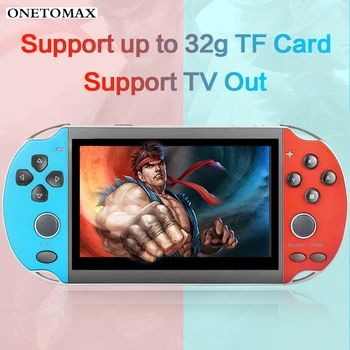 Handheld Game Console 4.3 inch HD Color LCD Screen 8G 32/64/128 Bit Video Retro Games Joypad Handheld Game Player Support TV Out
Handheld Game Console 4.3 inch HD Color LCD Screen 8G 32/64/128 Bit Video Retro Games Joypad Handheld Game Player Support TV Out