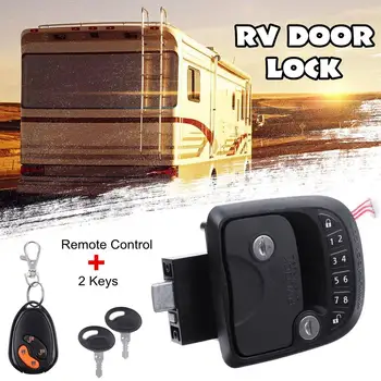 RV Quadruple Security Keyless Entry Door Lock Handle Latch Wireless Remote Control for RV Trailer Caravan Lock with Keypad
RV Quadruple Security Keyless Entry Door Lock Handle Latch Wireless Remote Control for RV Trailer Caravan Lock with Keypad