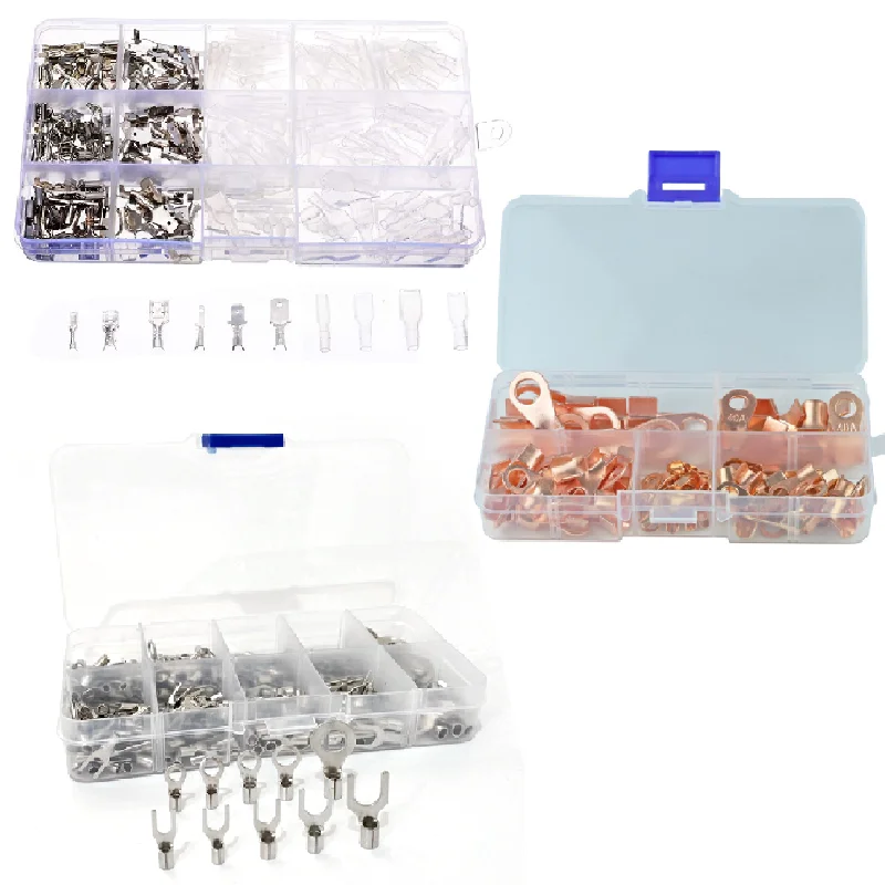 Cold-pressed Terminal Male and Female To Plug Connector OT/UT Fork Round Bare End Copper Nose Battery Cable Terminal Connector
Cold-pressed Terminal Male and Female To Plug Connector OT/UT Fork Round Bare End Copper Nose Battery Cable Terminal Connector
