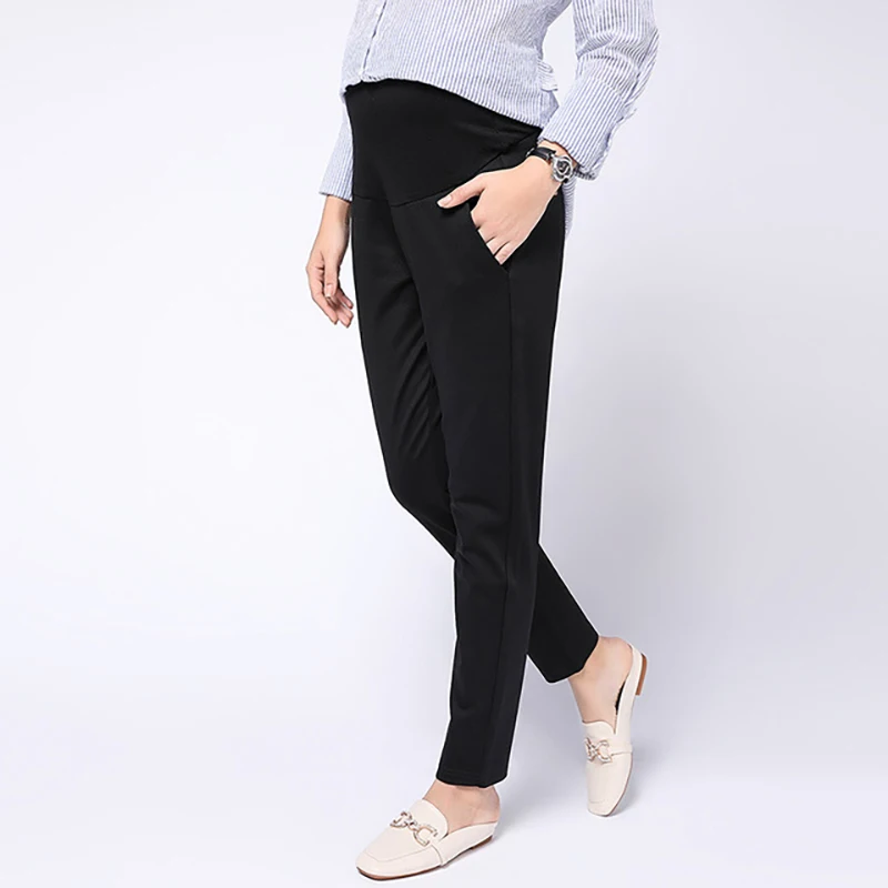 Women Pregnant Pants Elastic Waist Maternity Black Trousers For Pregnancy Pregnant Leggings Elastic Clothing Office Pants 
Women Pregnant Pants Elastic Waist Maternity Black Trousers For Pregnancy Pregnant Leggings Elastic Clothing Office Pants